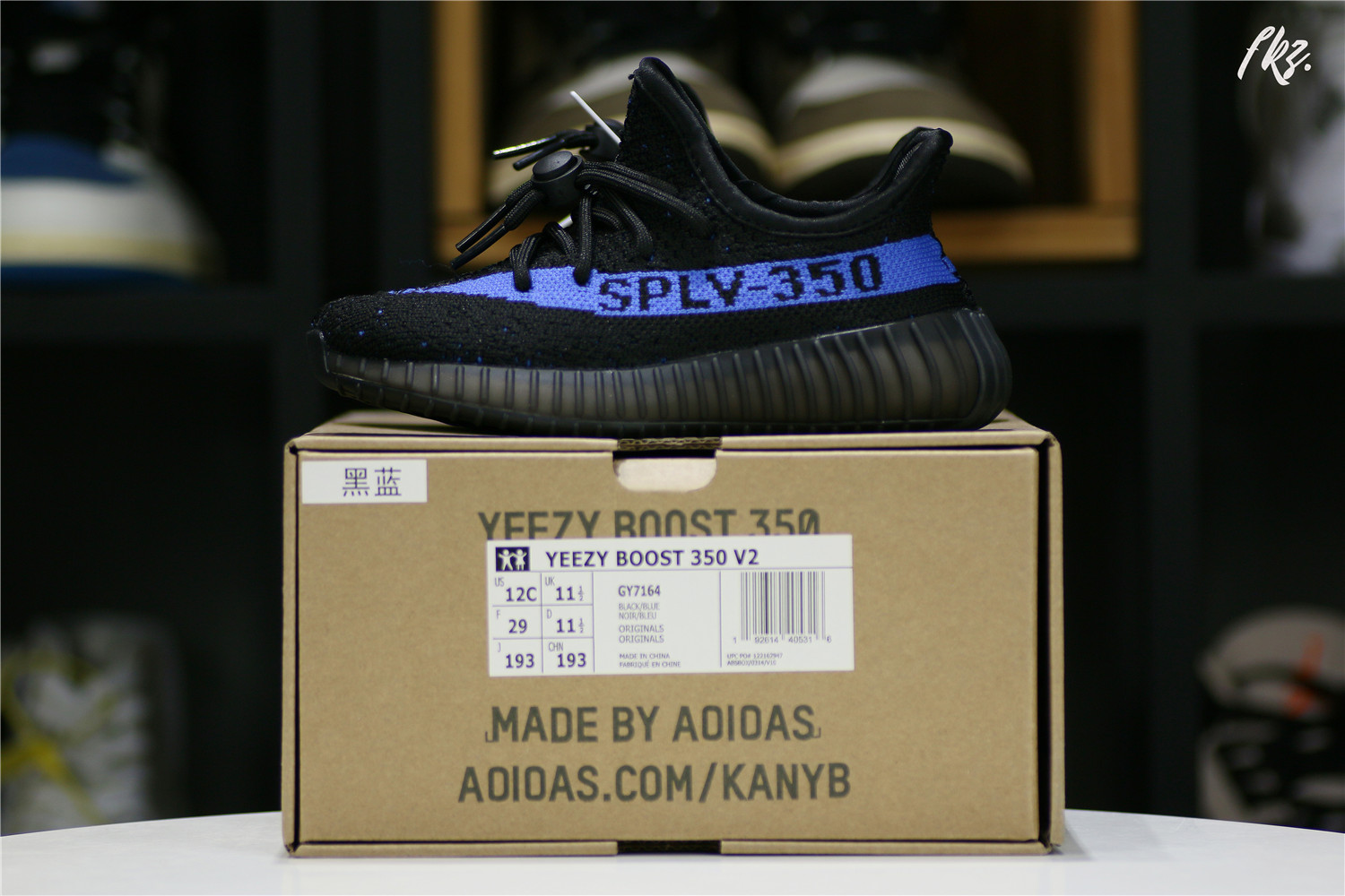 adidas Yeezy Boost 350 V2 Dazzling Blue kid