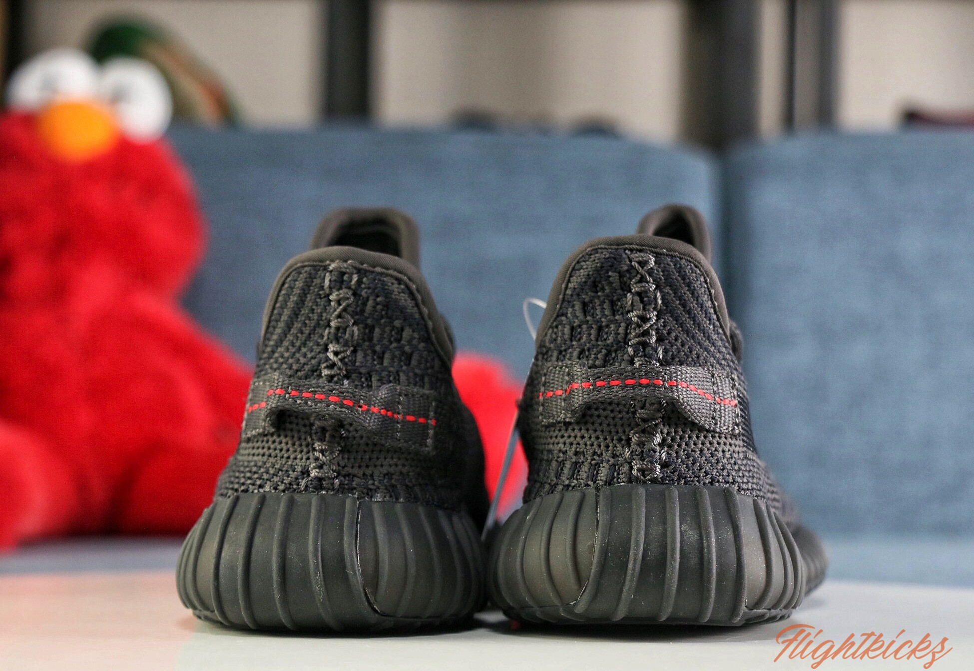 Yeezy 350 Boost   Black Static  NR Kid (Ln5 A1)