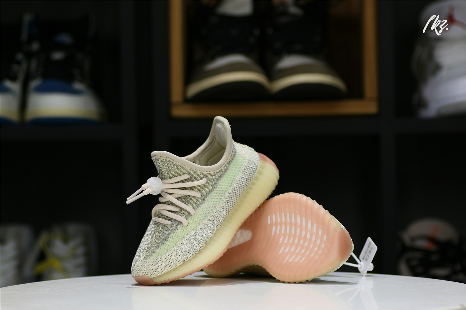 Yeezy 350 Boost   Citrin  NR Kid(Ln5 A1)