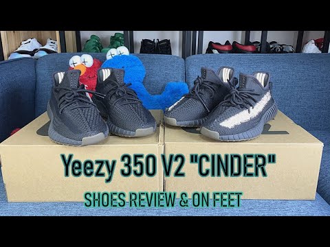 2020 Yeezy 350 V2  Cinder  None Reflective Stripe(Ln5 A1)