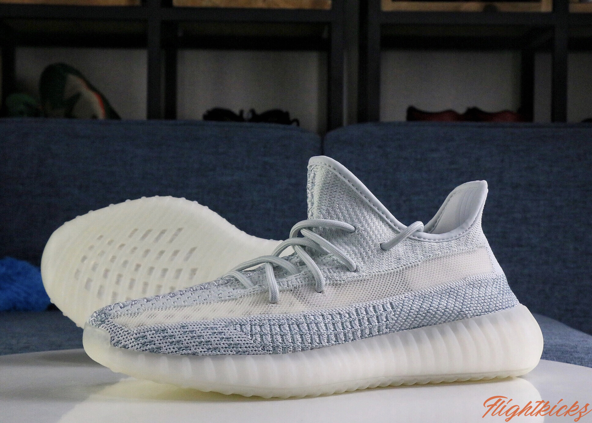 2019 Yeezy 350 V2  Cloud White  None Reflective（Ln5 A1)