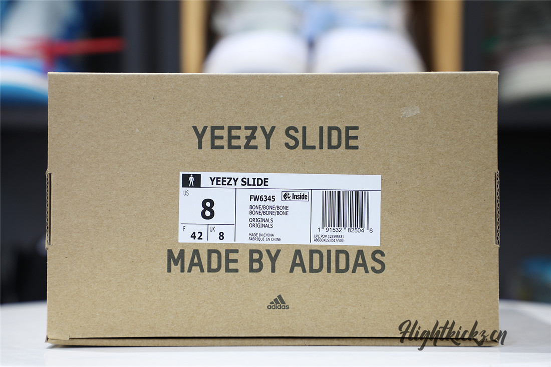 Kanye West Yeezy Slide Bone 2019（FW6345骨白）