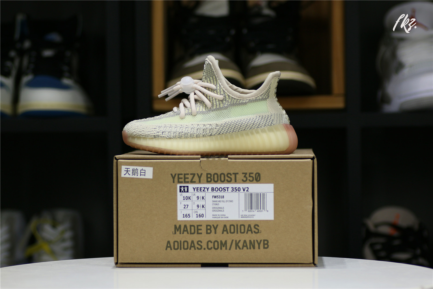 Yeezy 350 Boost   Citrin  NR Kid(Ln5 A1)