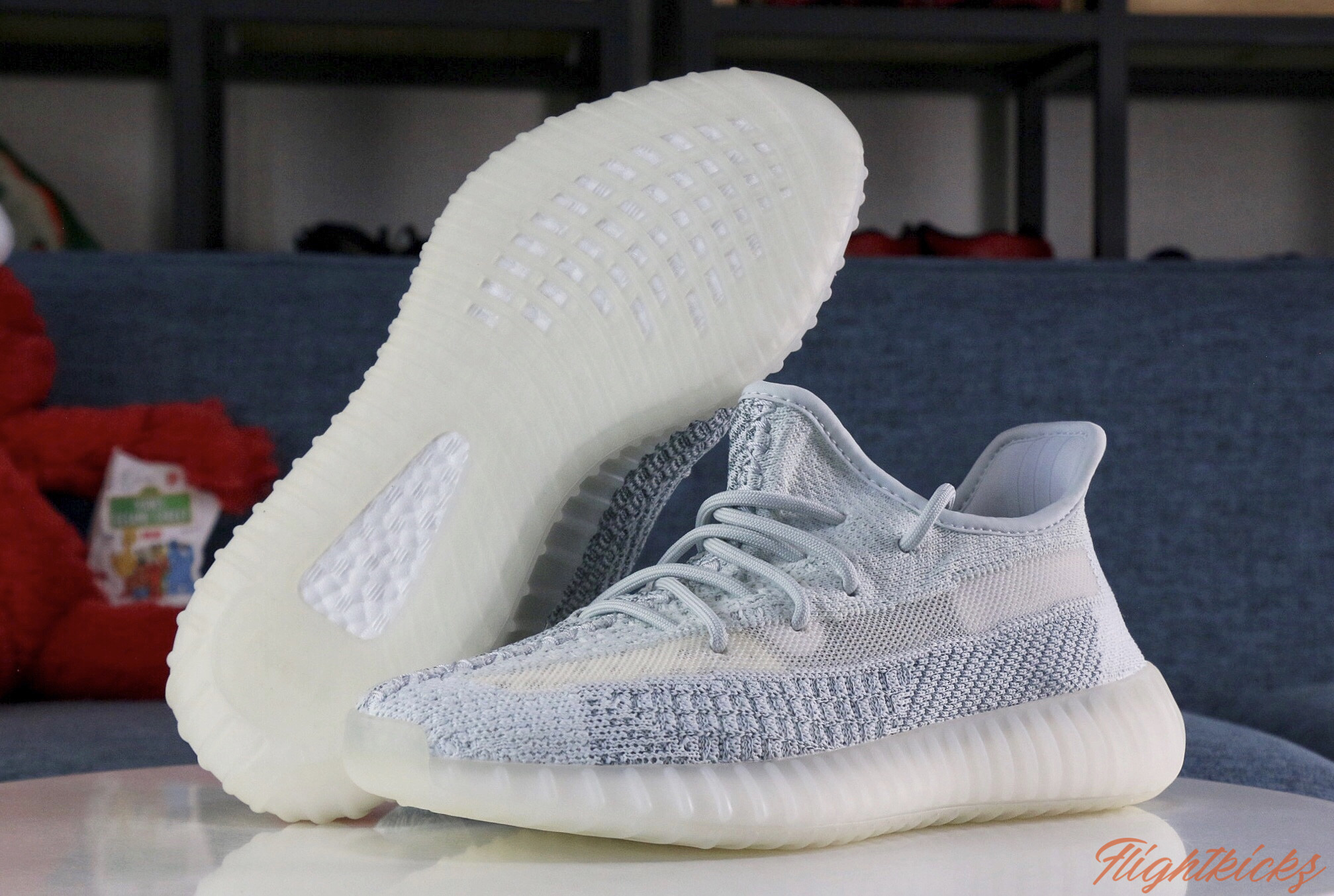 2019 Yeezy 350 V2  Cloud White  Reflective(Ln5 A1 batch)