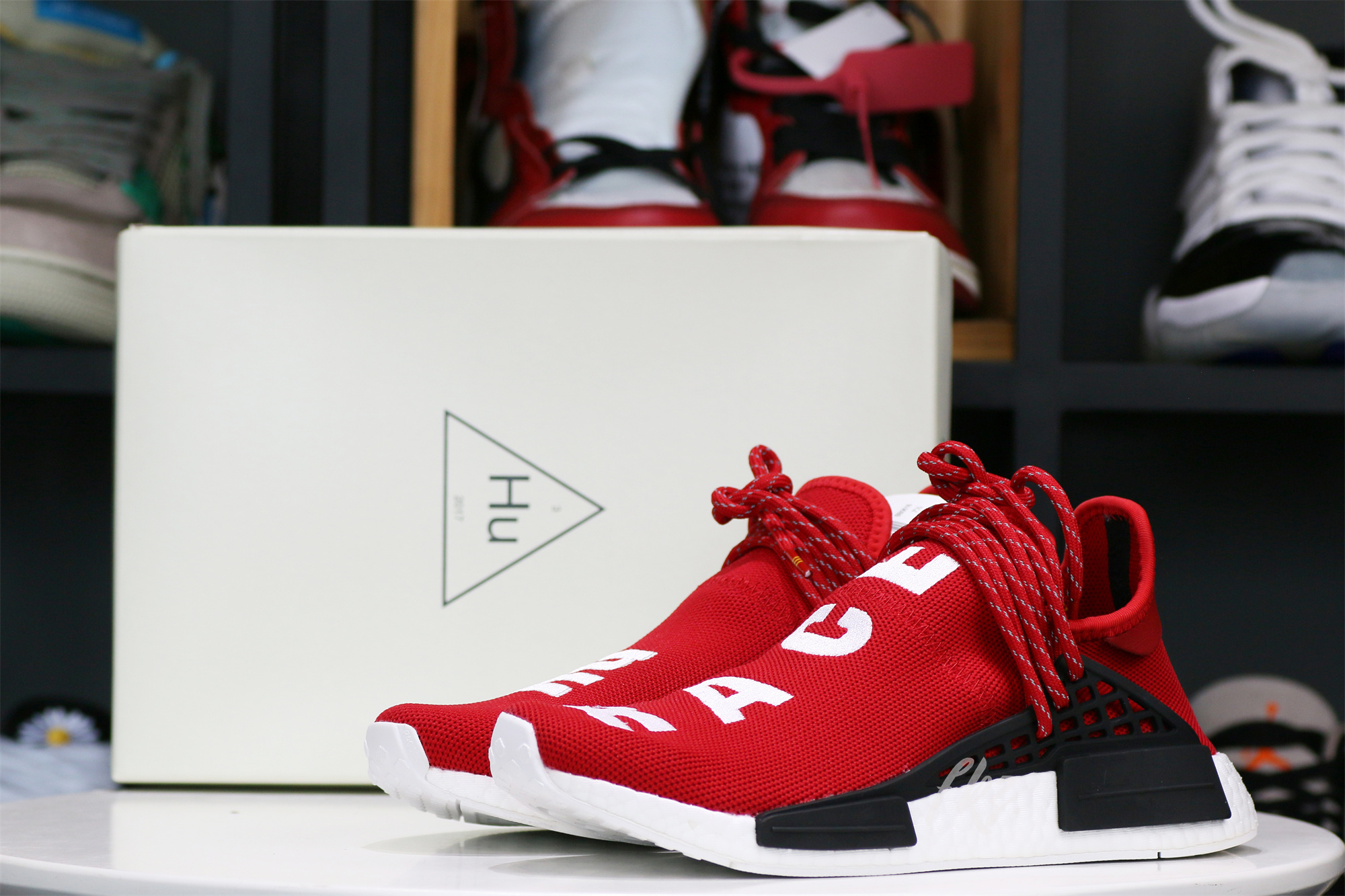 Adidas NMD HU Pharrell Human Race Scarlet