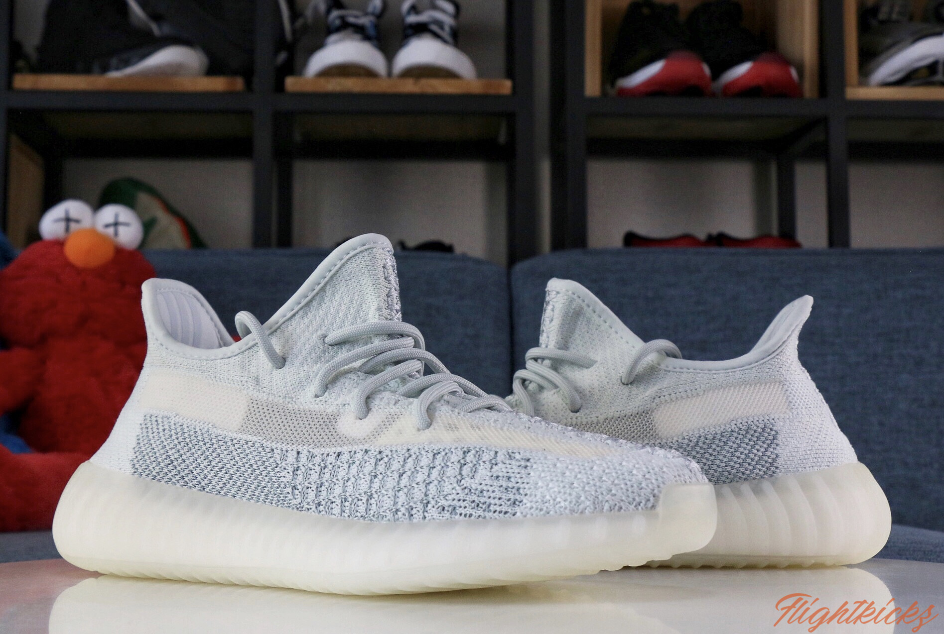 2019 Yeezy 350 V2  Cloud White  Reflective(Ln5 A1 batch)