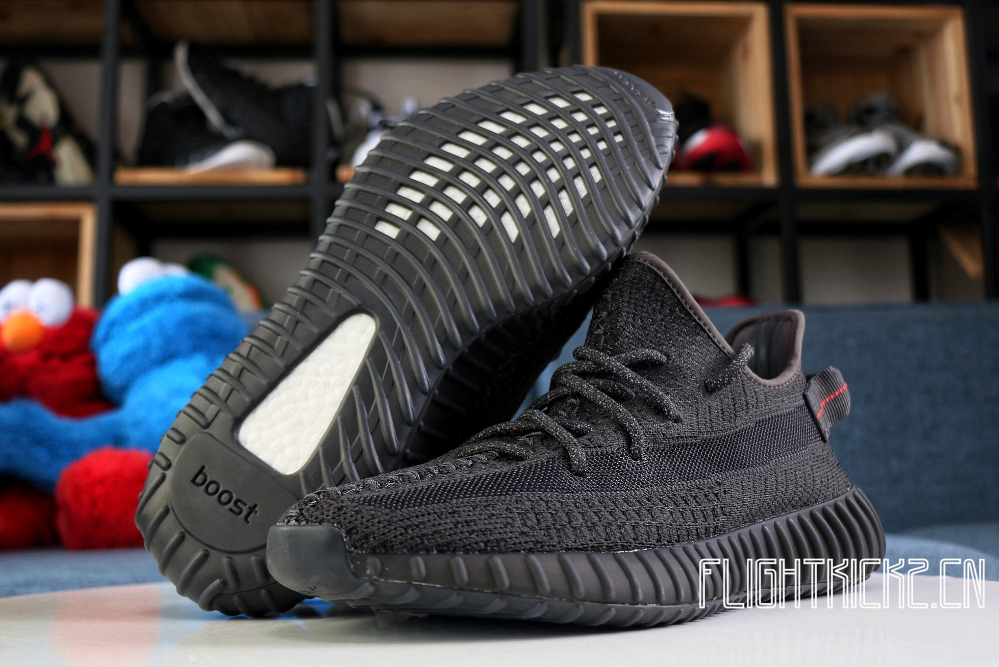 Yeezy 350 Boost V2 Black Static Black Reflective (LN5 A1)