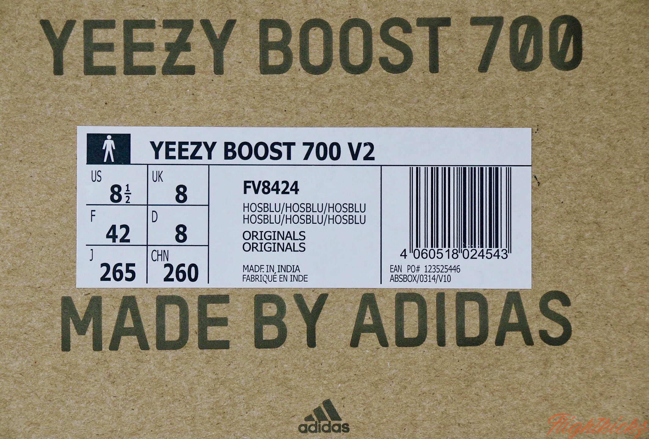 Adidas Yeezy Boost 700 V2 “Hospital Blue” 2019