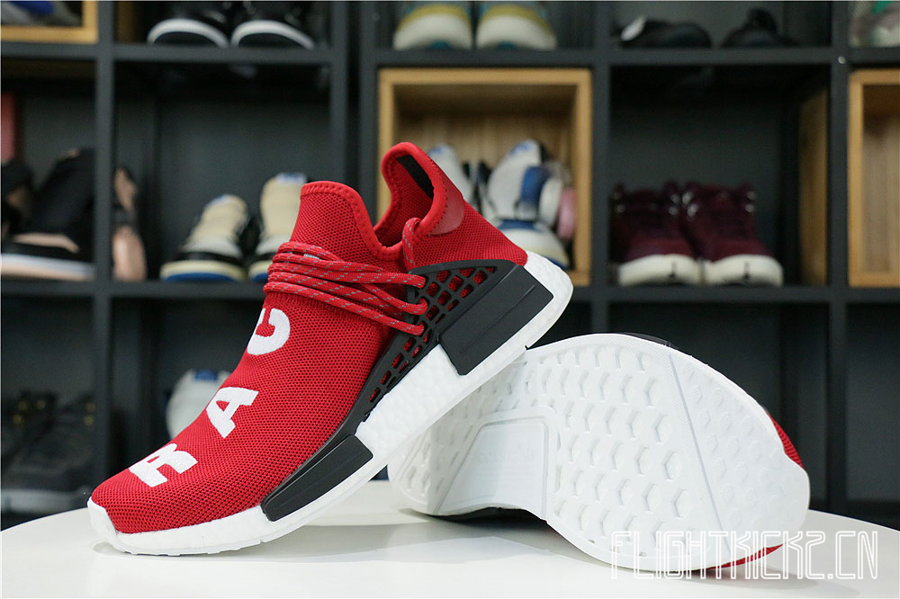 Adidas NMD HU Pharrell Human Race Scarlet