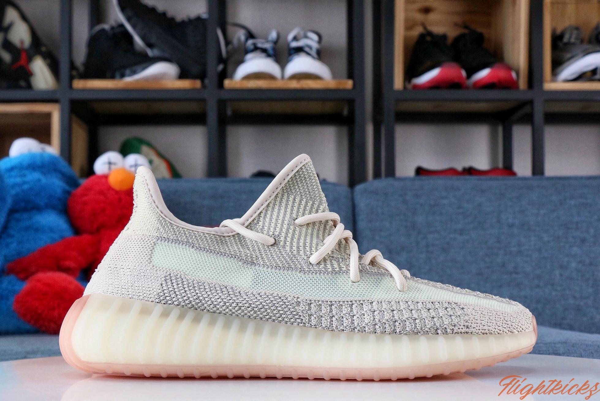 2019 Yeezy 350 V2  Citrin  Reflective(Ln5 A1 batch)