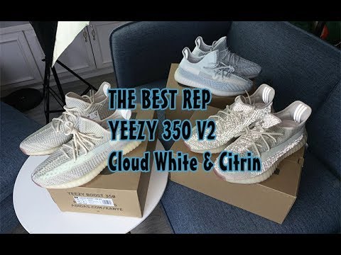 2019 Yeezy 350 V2  Cloud White  None Reflective（Ln5 A1)