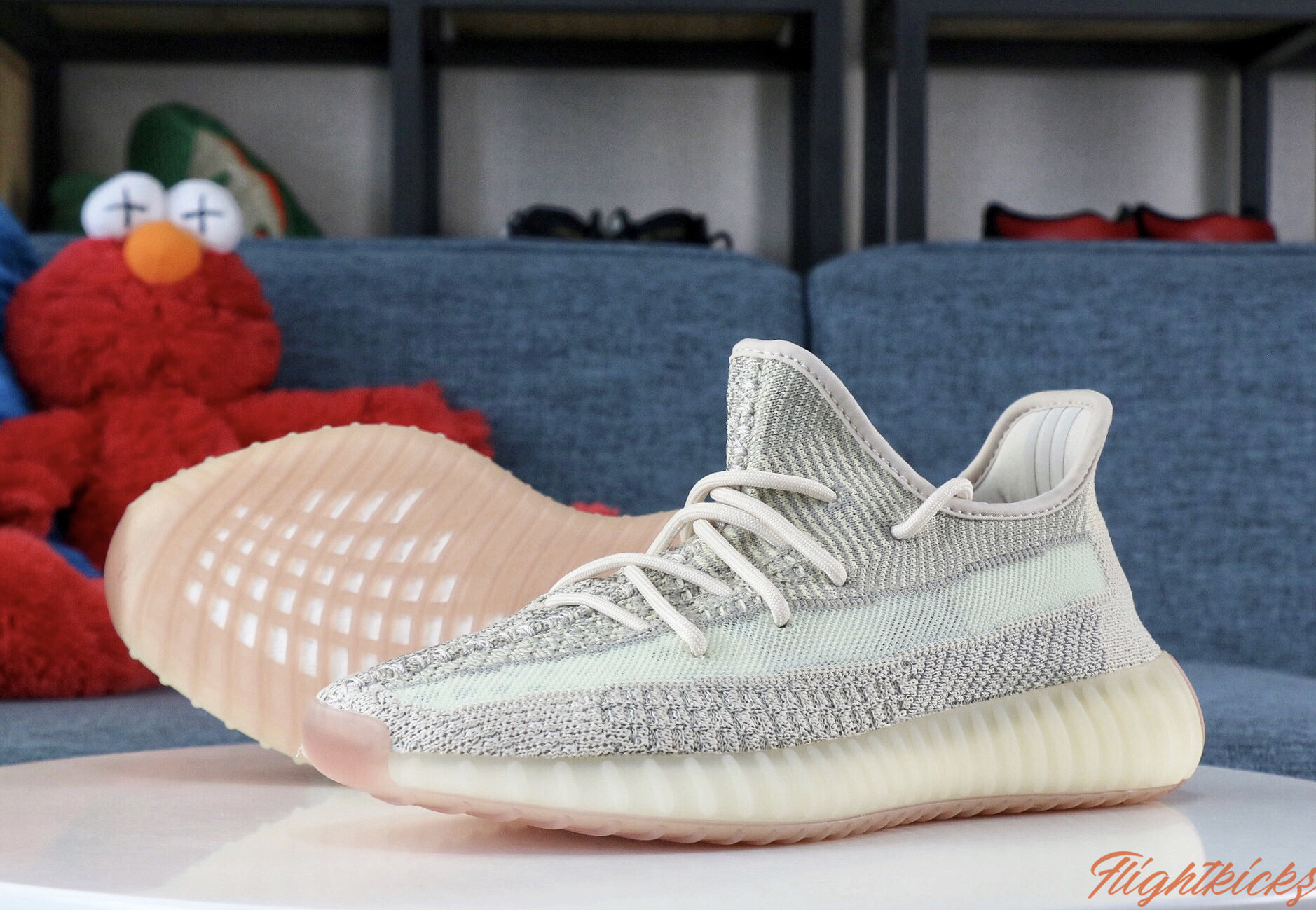 2019 Yeezy 350 V2  Citrin  Reflective(Ln5 A1 batch)