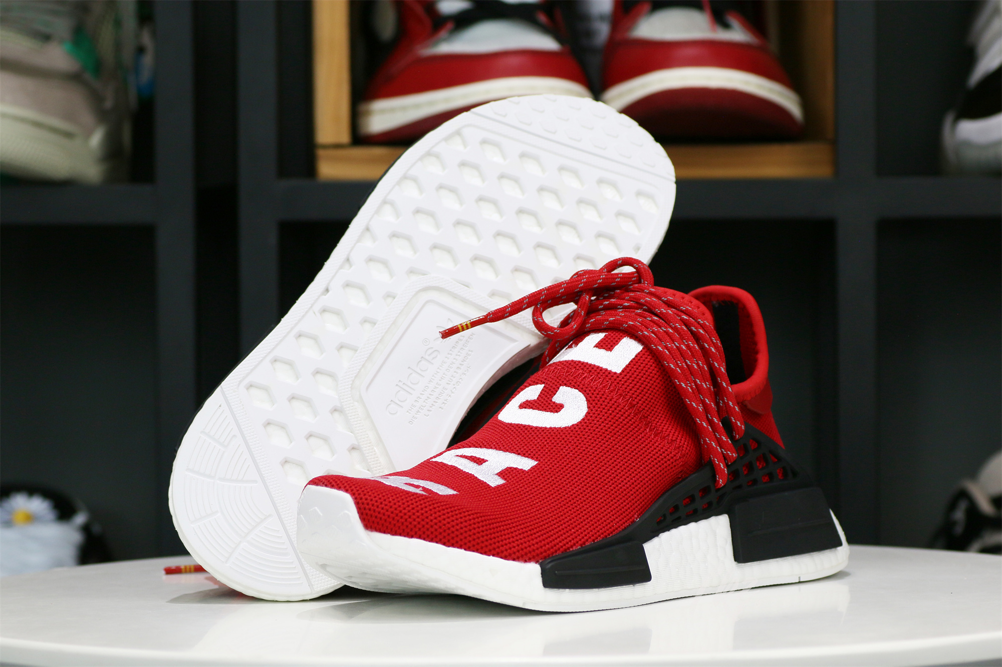 Adidas NMD HU Pharrell Human Race Scarlet