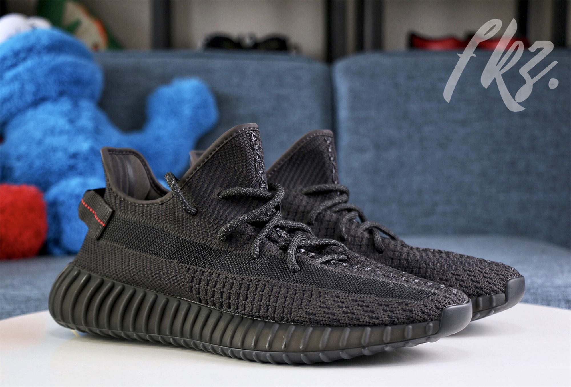 Adidas Yeezy 350 Boost V2 Black Static None Reflective(Ln5 A1)