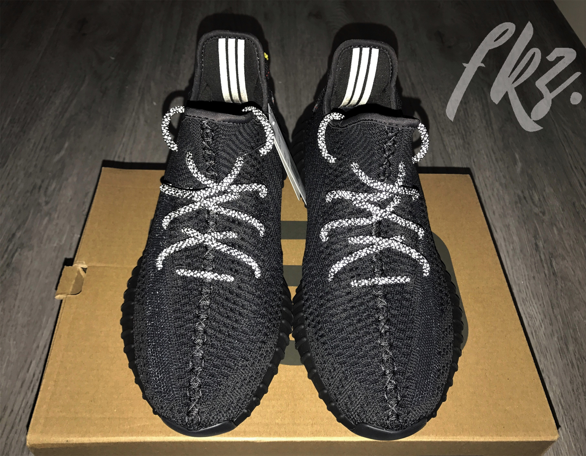 Adidas Yeezy 350 Boost V2 Black Static None Reflective(Ln5 A1)