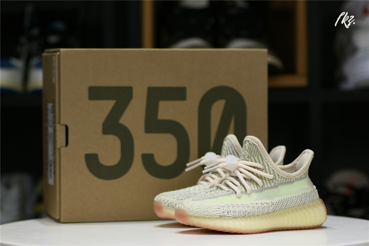 Yeezy 350 Boost   Citrin  NR Kid(Ln5 A1)