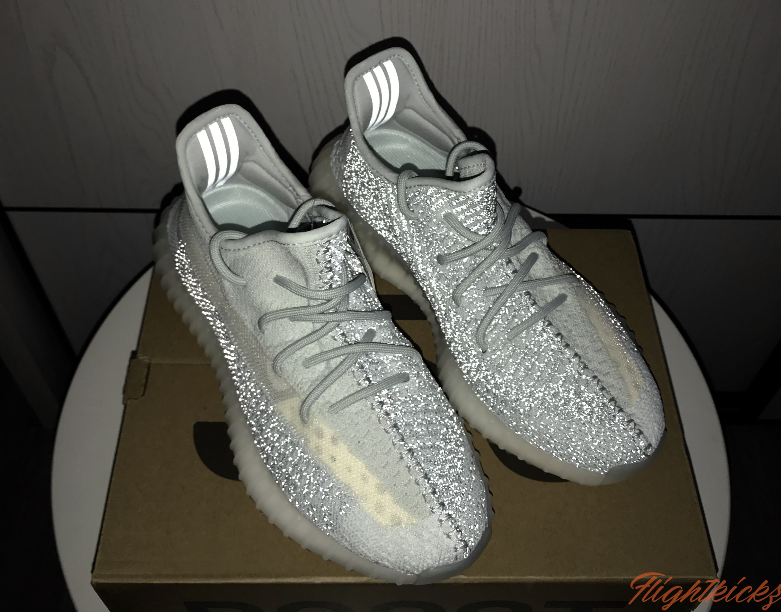 2019 Yeezy 350 V2  Cloud White  Reflective(Ln5 A1 batch)