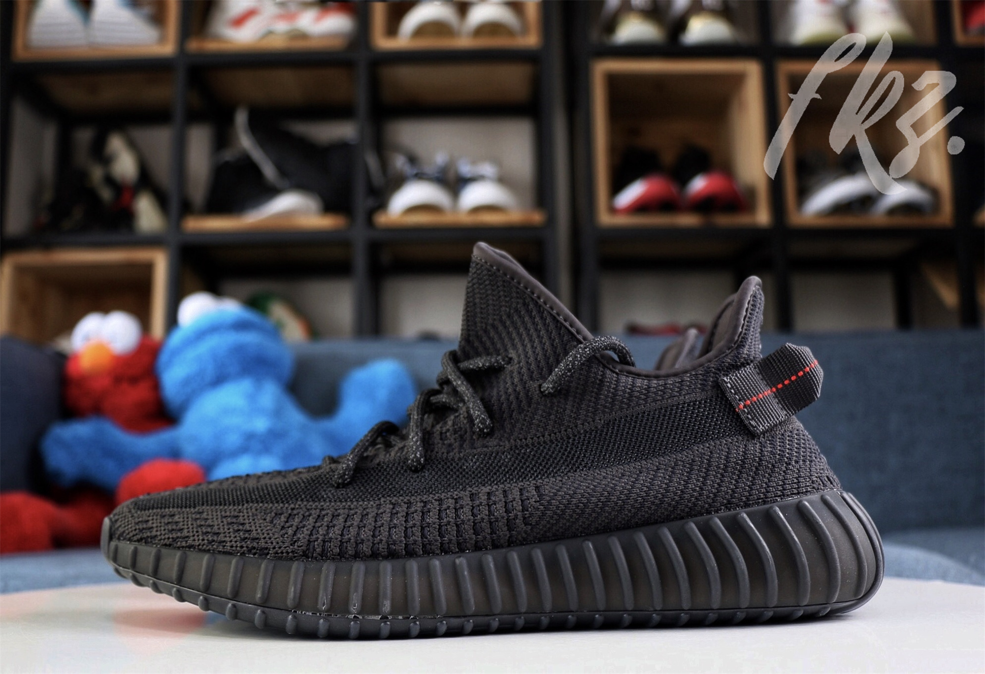 Adidas Yeezy 350 Boost V2 Black Static None Reflective(Ln5 A1)