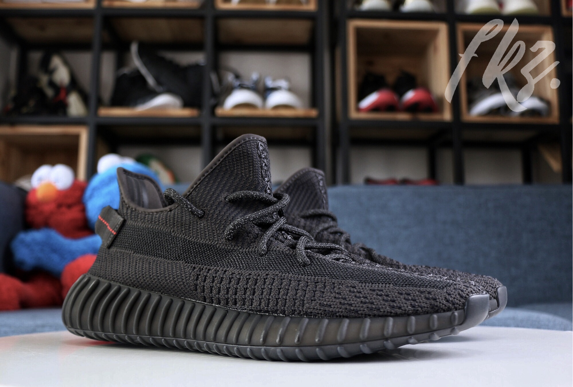 Adidas Yeezy 350 Boost V2 Black Static None Reflective(Ln5 A1)