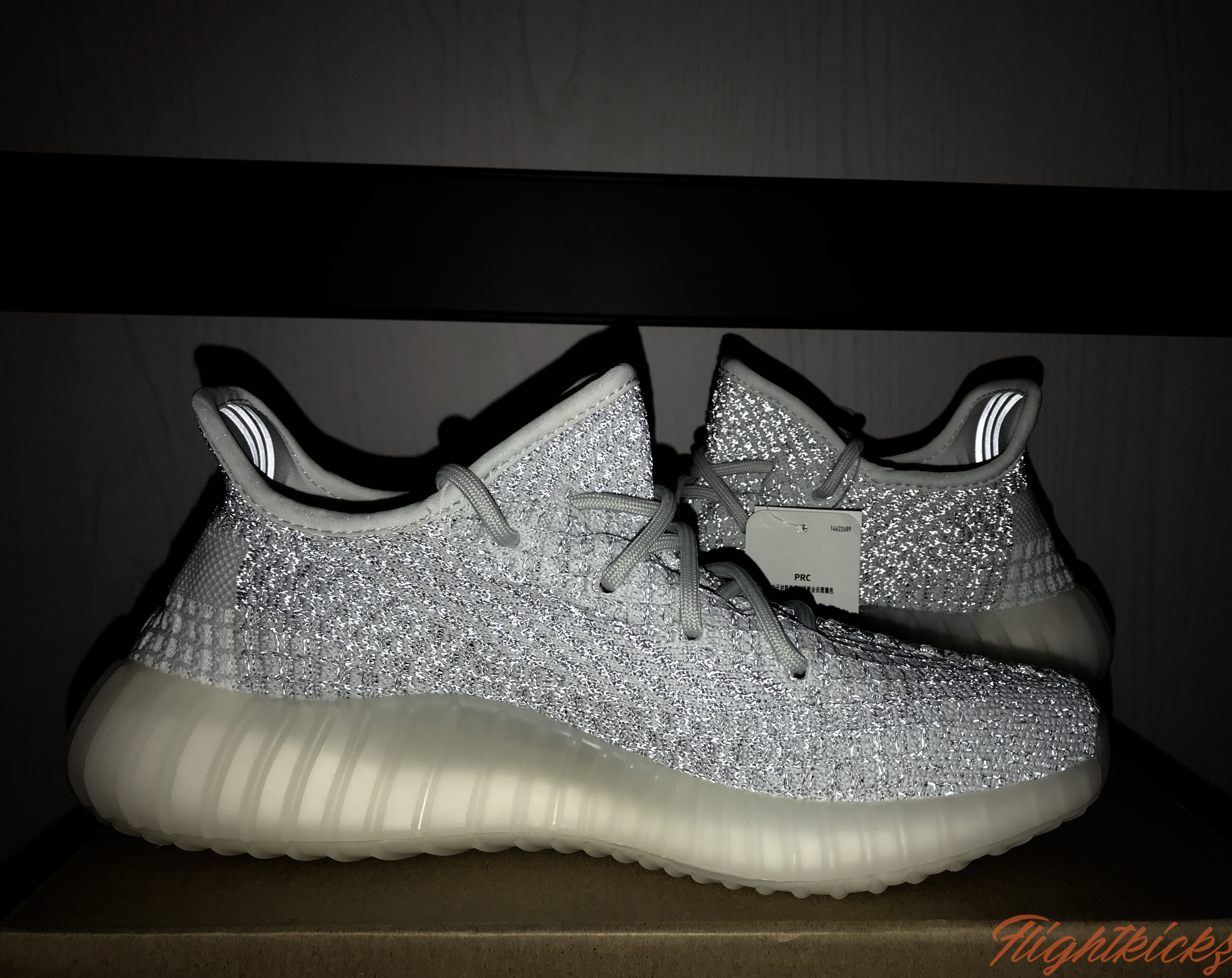 2019 Yeezy 350 V2  Cloud White  Reflective(Ln5 A1 batch)