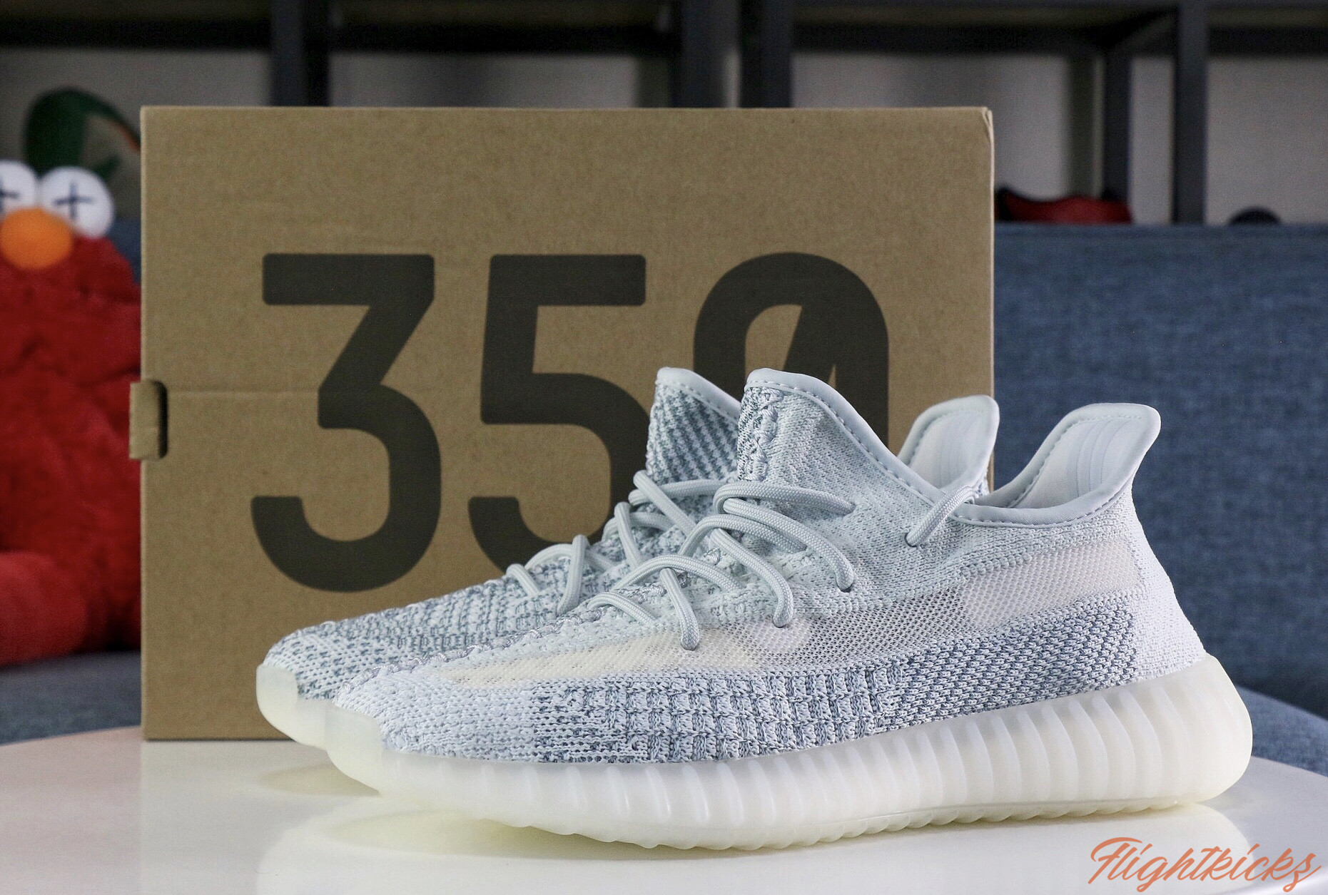 2019 Yeezy 350 V2  Cloud White  Reflective(Ln5 A1 batch)