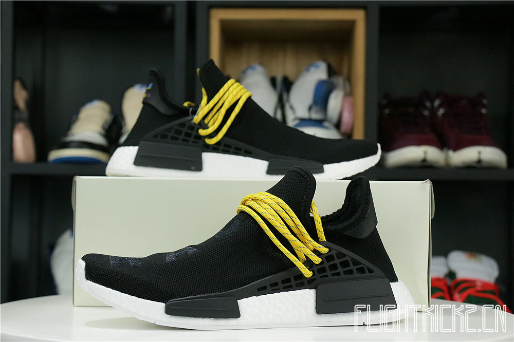 Adidas NMD HU Pharrell Human Species Black