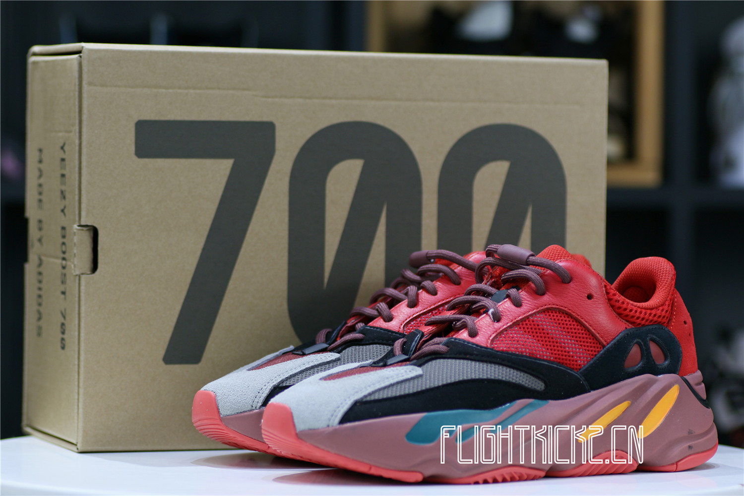 Adidas Yeezy Boost 700 Hi-Res Red