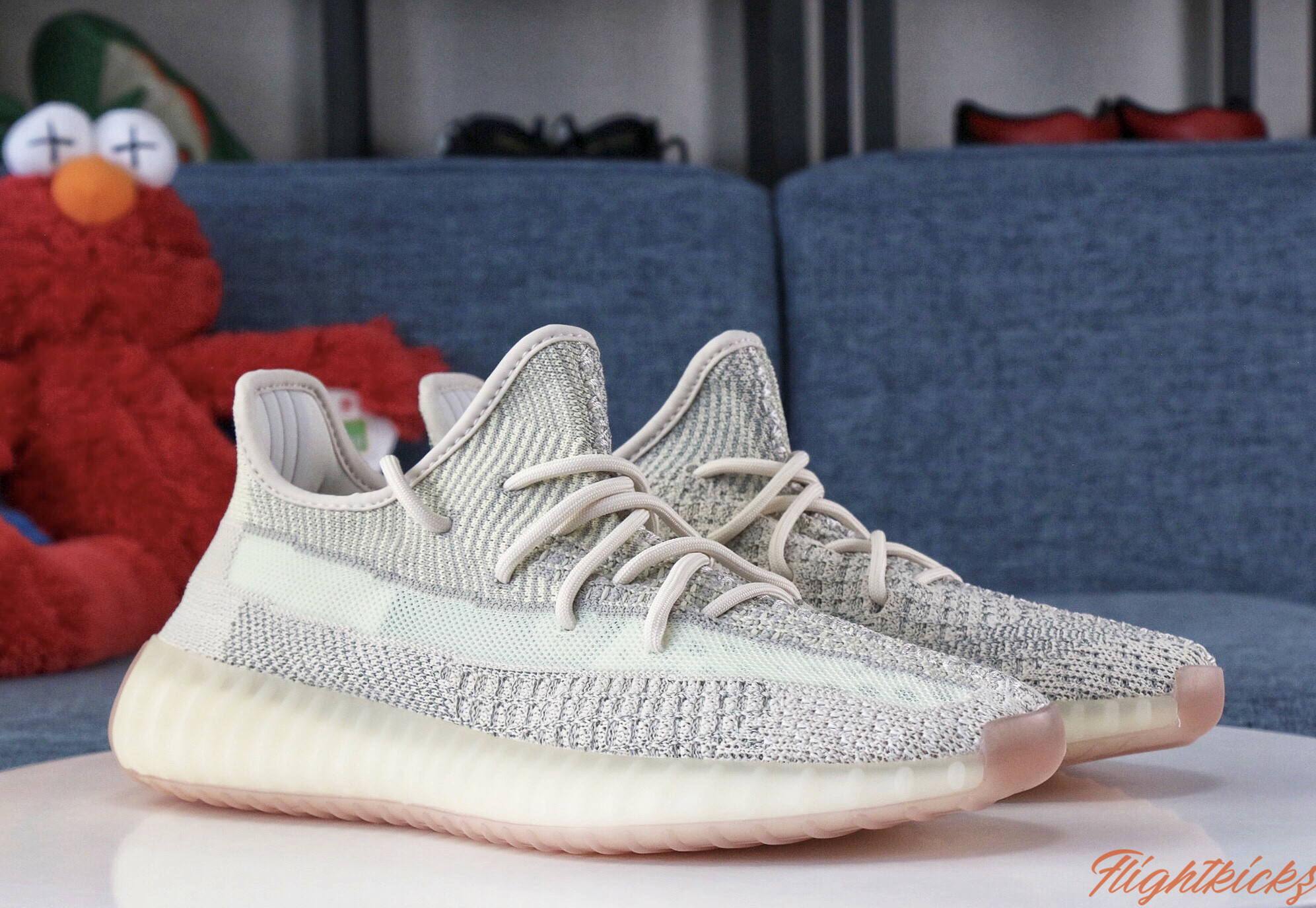 2019 Yeezy 350 V2  Citrin  Reflective(Ln5 A1 batch)