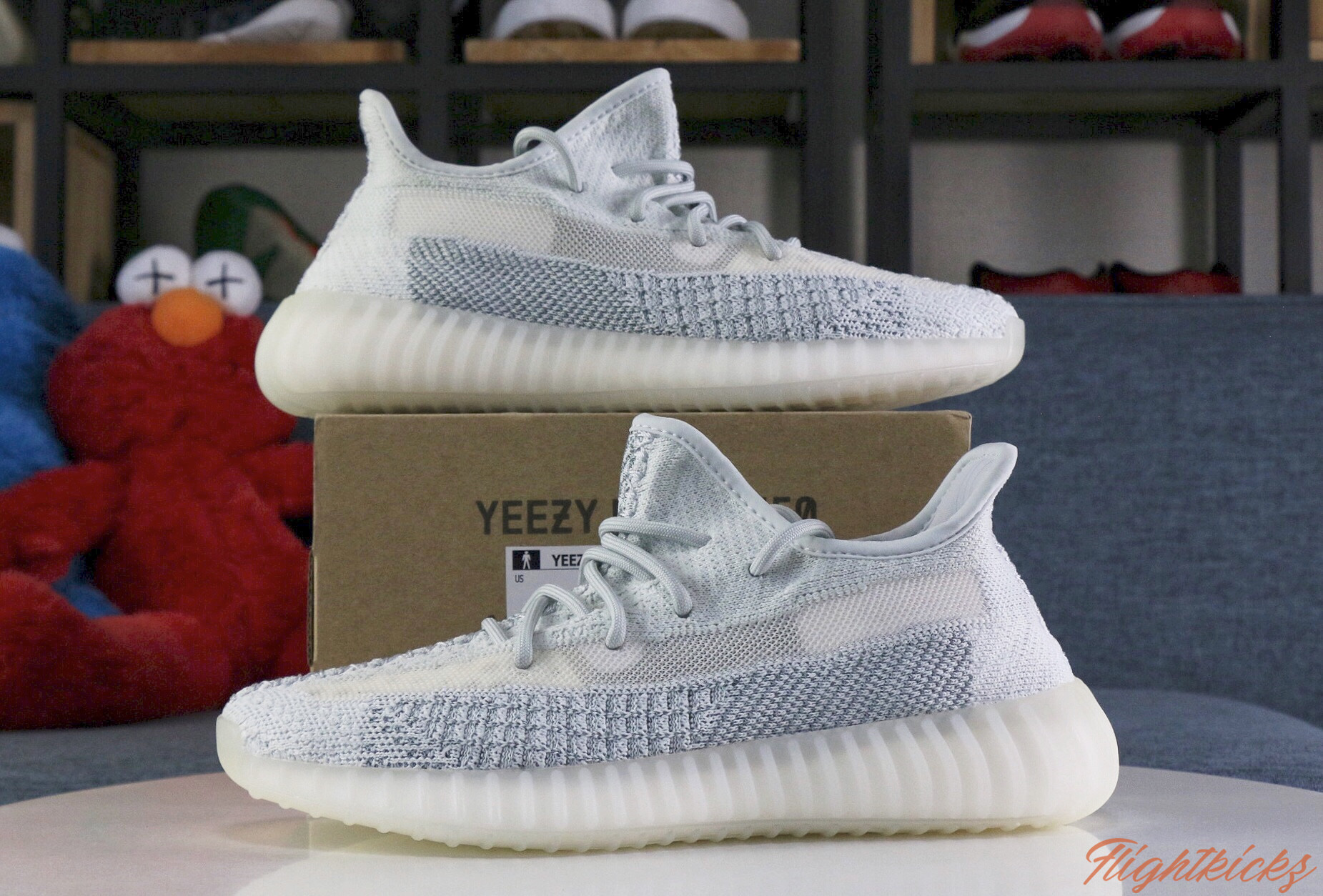 2019 Yeezy 350 V2  Cloud White  Reflective(Ln5 A1 batch)