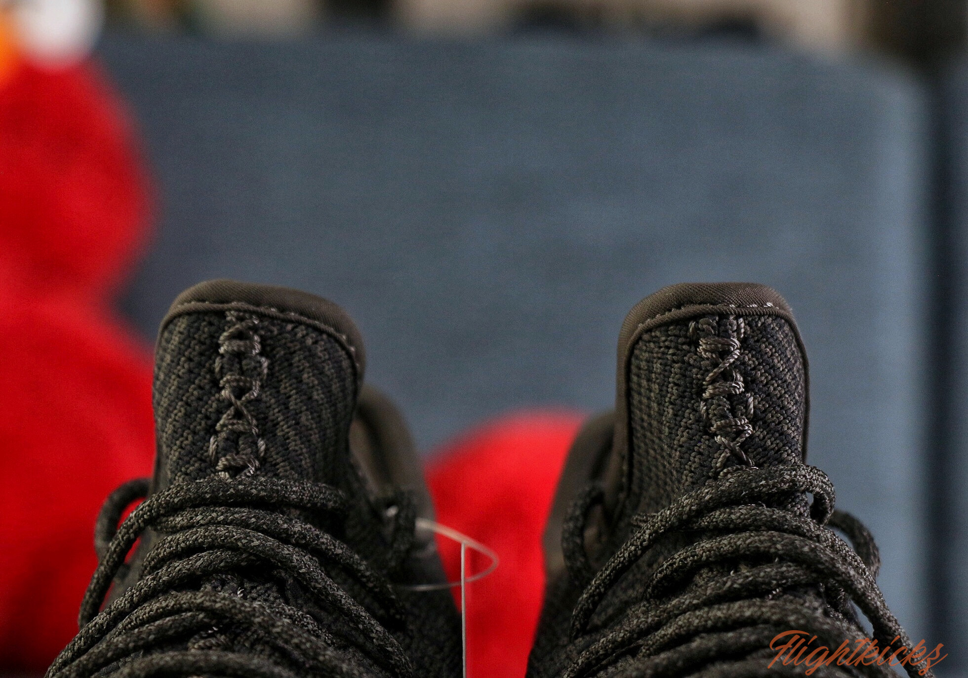 Yeezy 350 Boost   Black Static  NR Kid (Ln5 A1)