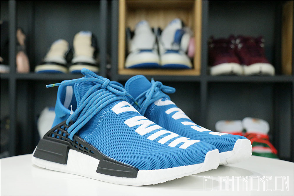 Adidas NMD HU Pharrell Human Being Sharp Blue