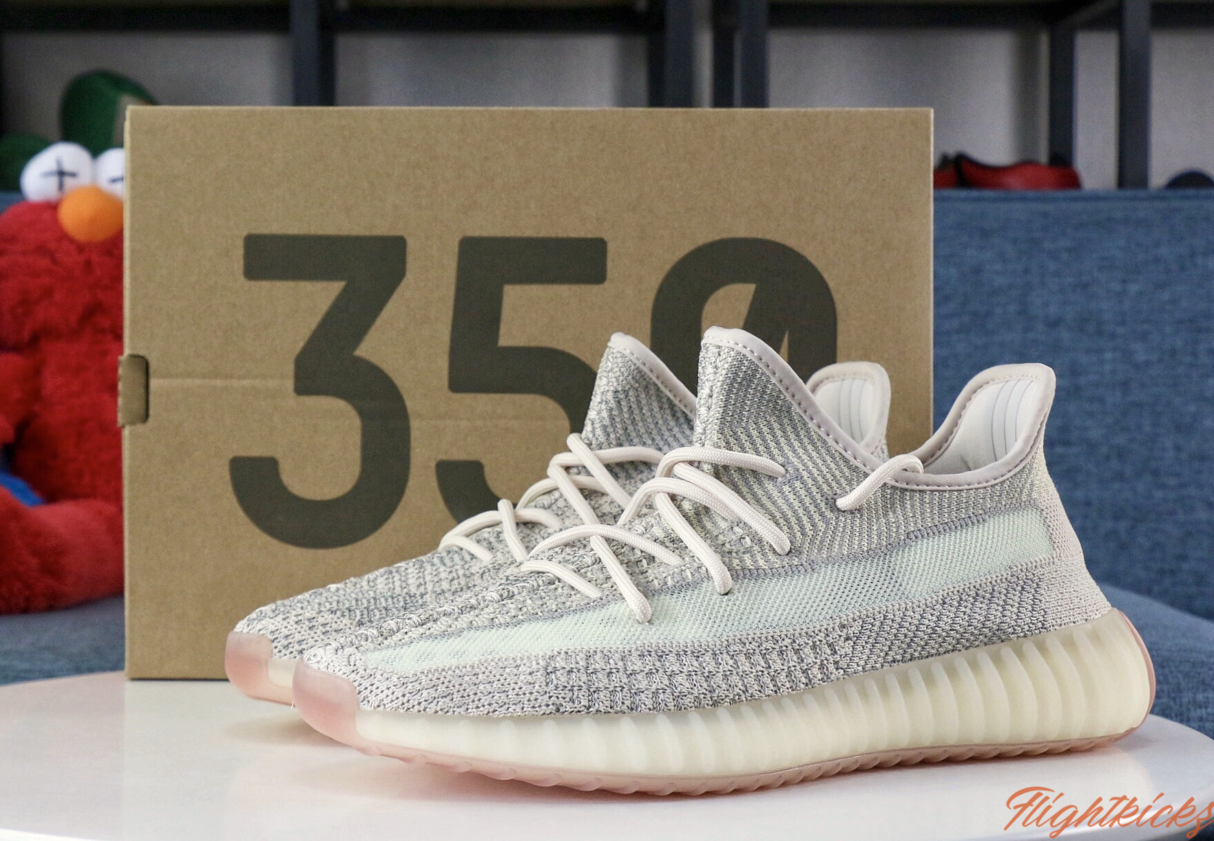 2019 Yeezy 350 V2  Citrin  Reflective(Ln5 A1 batch)