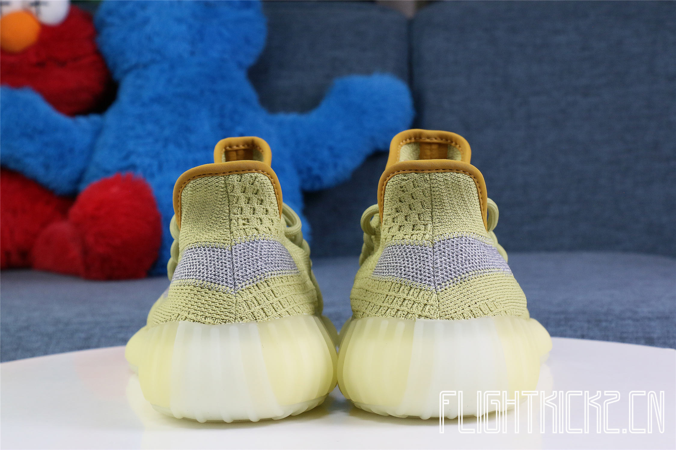 2020 Yeezy 350 V2  Marsh  Reflective Stripe(Ln5 A1)