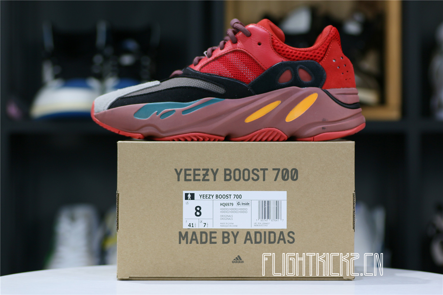 Adidas Yeezy Boost 700 Hi-Res Red