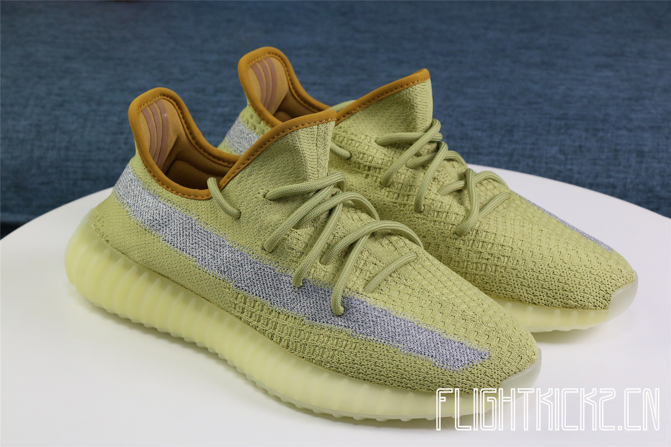 2020 Yeezy 350 V2  Marsh  Reflective Stripe(Ln5 A1)