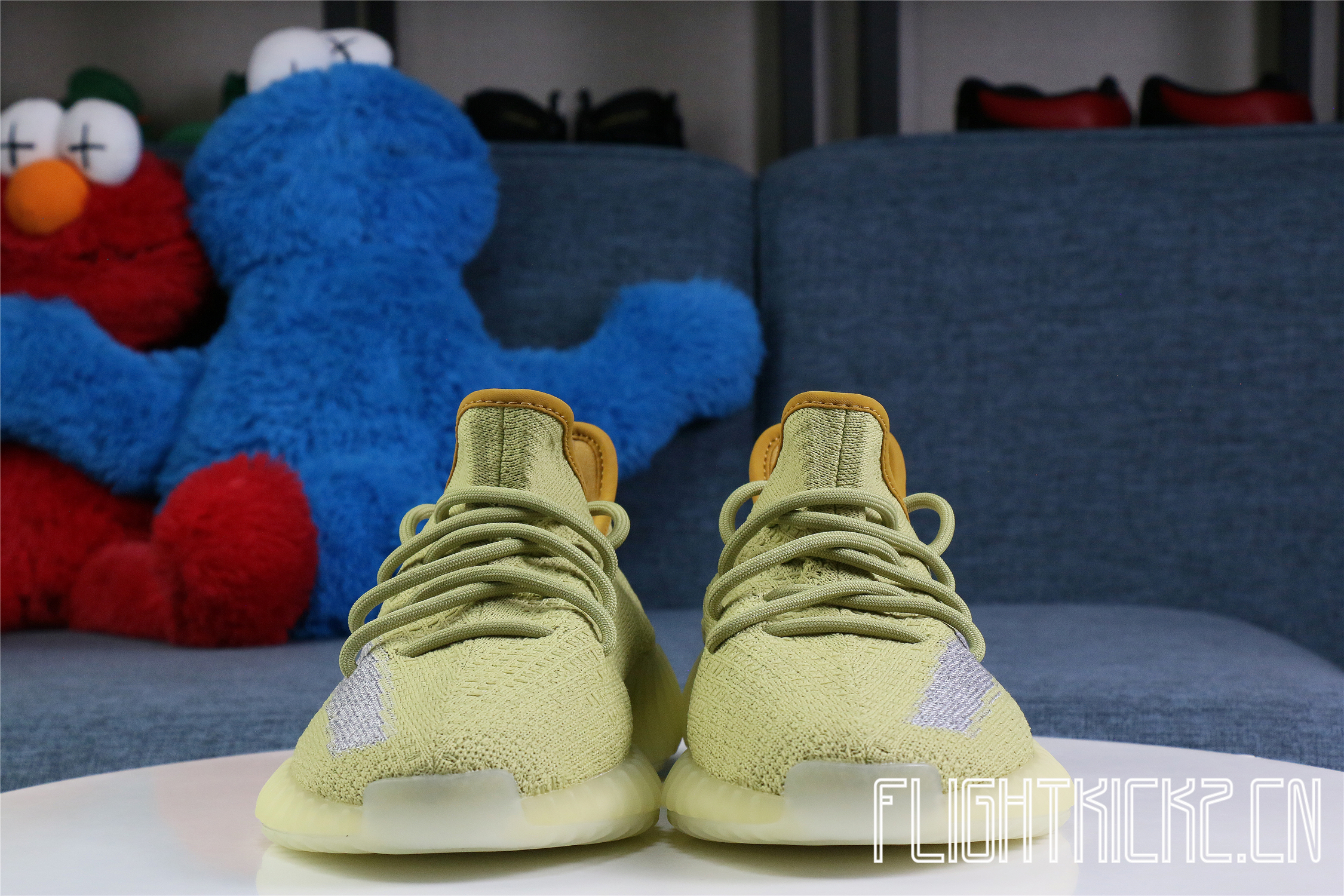 2020 Yeezy 350 V2  Marsh  Reflective Stripe(Ln5 A1)