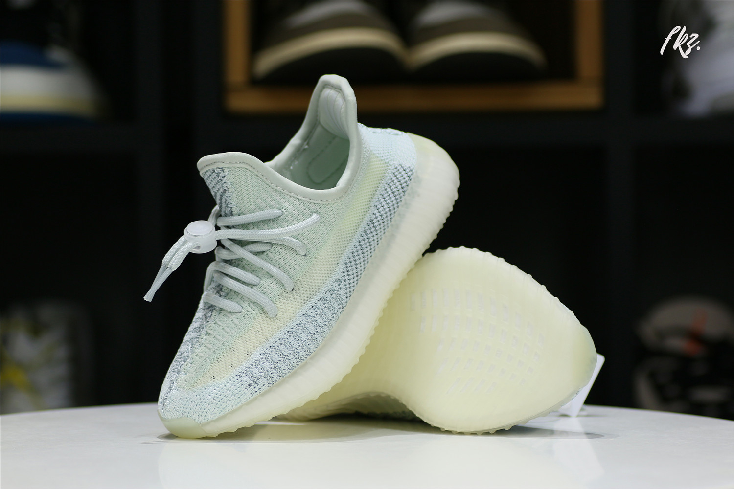 Yeezy 350 Boost   Cloud White  Reflective Kid (Ln5 A1)