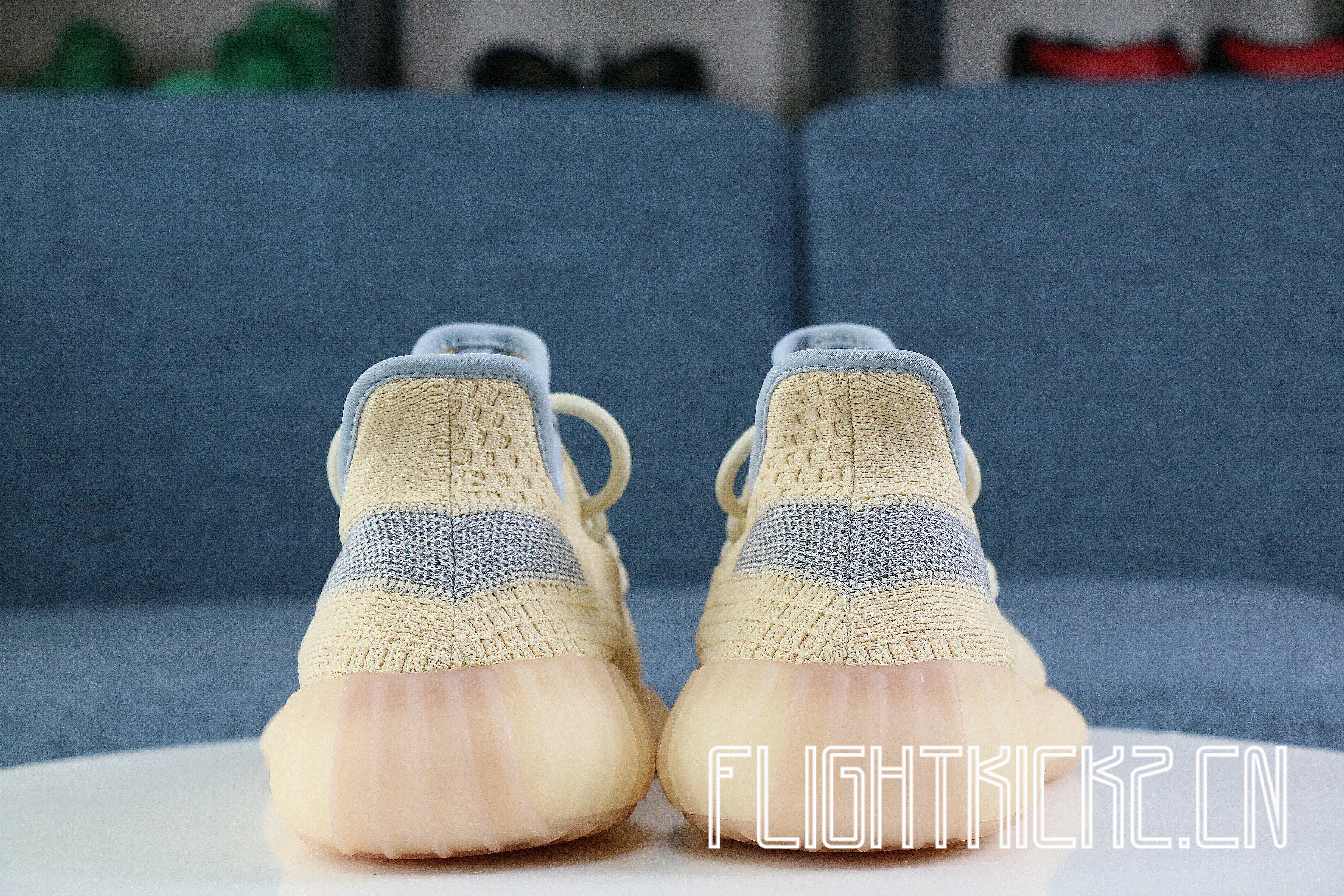 2020 Yeezy 350 V2  Linen  Reflective Strip(LN5 A1)