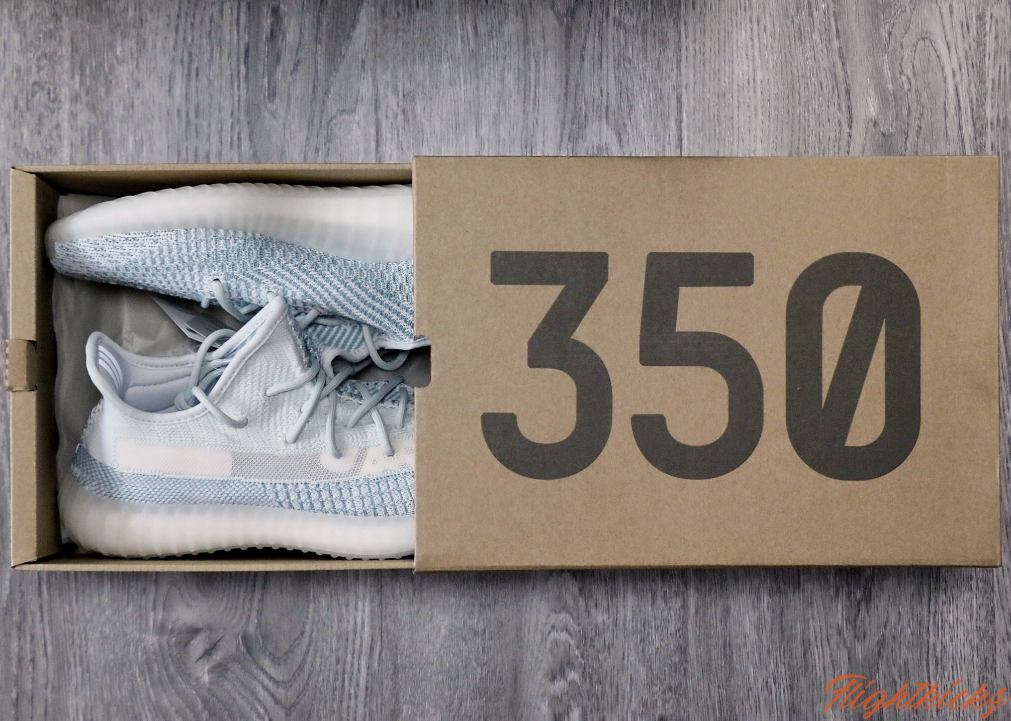 2019 Yeezy 350 V2  Cloud White  None Reflective（Ln5 A1)
