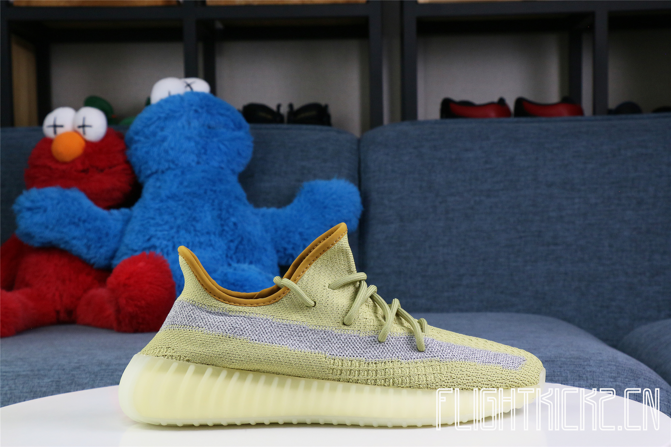 2020 Yeezy 350 V2  Marsh  Reflective Stripe(Ln5 A1)