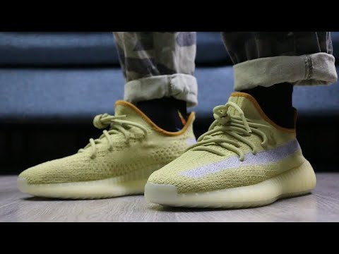 2020 Yeezy 350 V2  Marsh  Reflective Stripe(Ln5 A1)