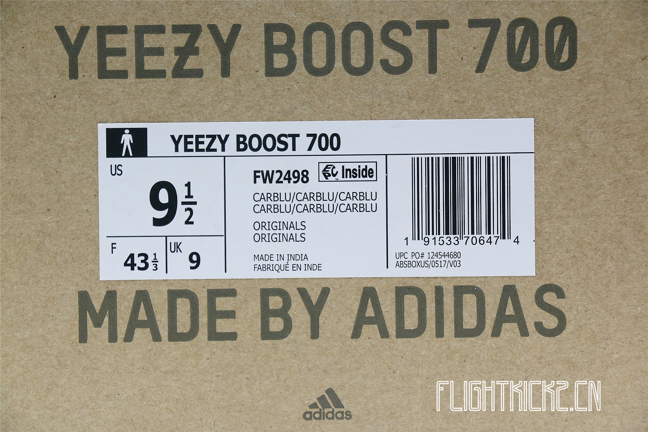 Yeezy Boost 700  Carbon Blue  2020