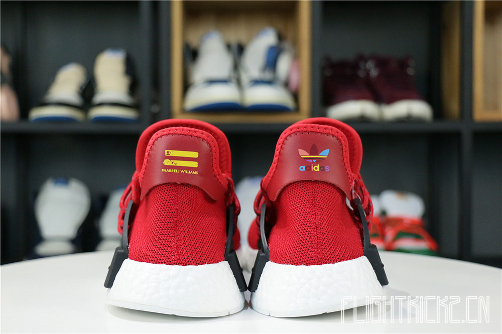 Adidas NMD HU Pharrell Human Race Scarlet