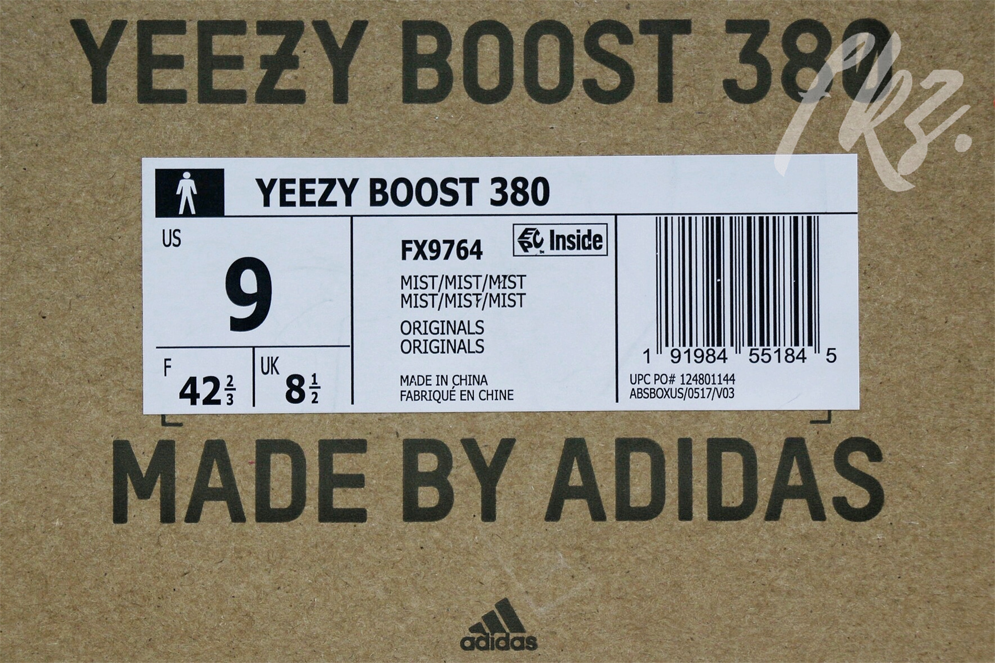 Yeezy Boost 380 “Mist” None Reflective 2020