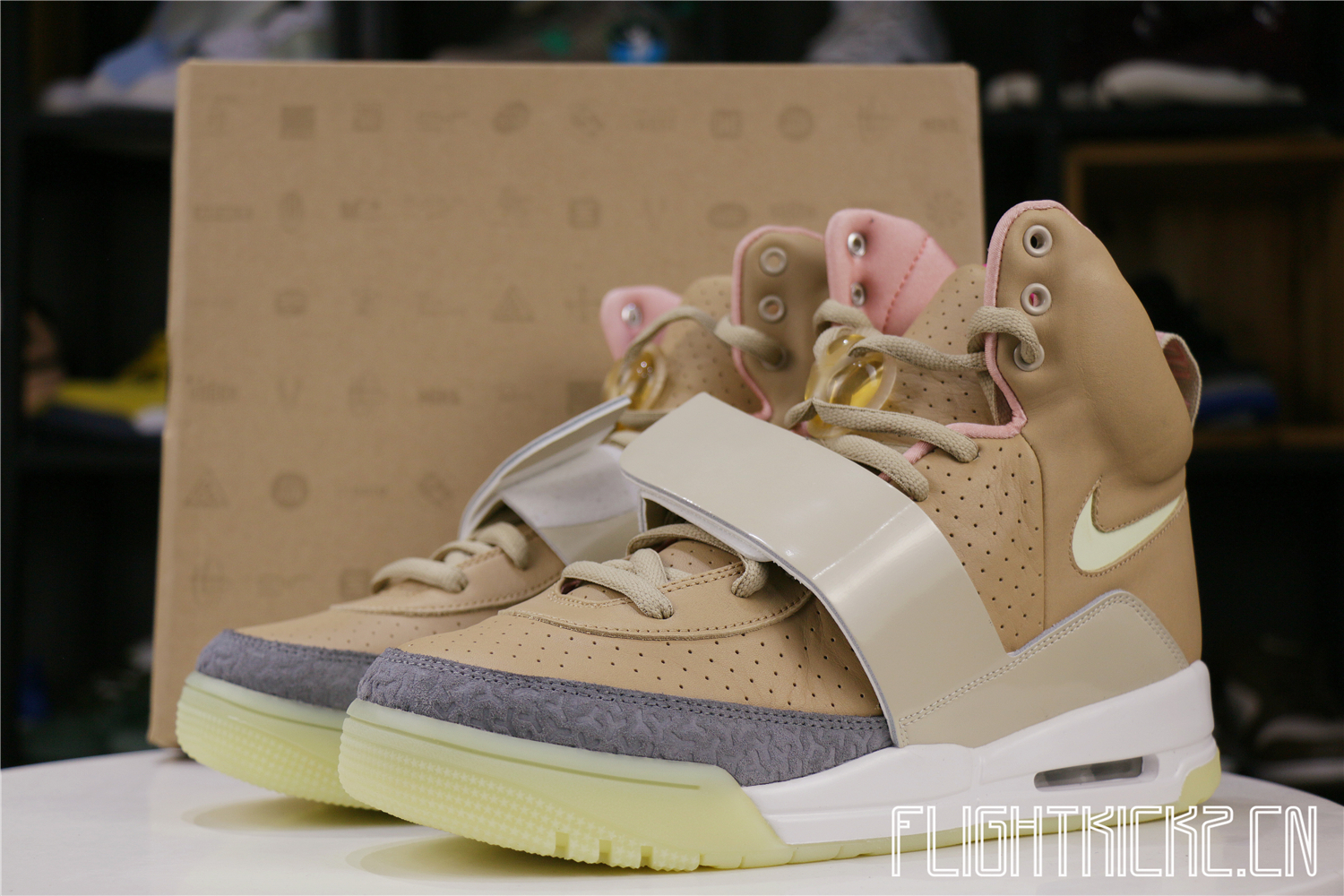 Nike Air Yeezy 1 Net Tan