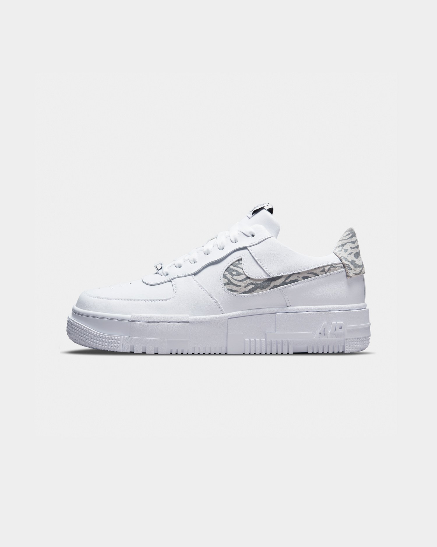 Nike Women's Air Force 1 Pixel Summit White/Particle Grey