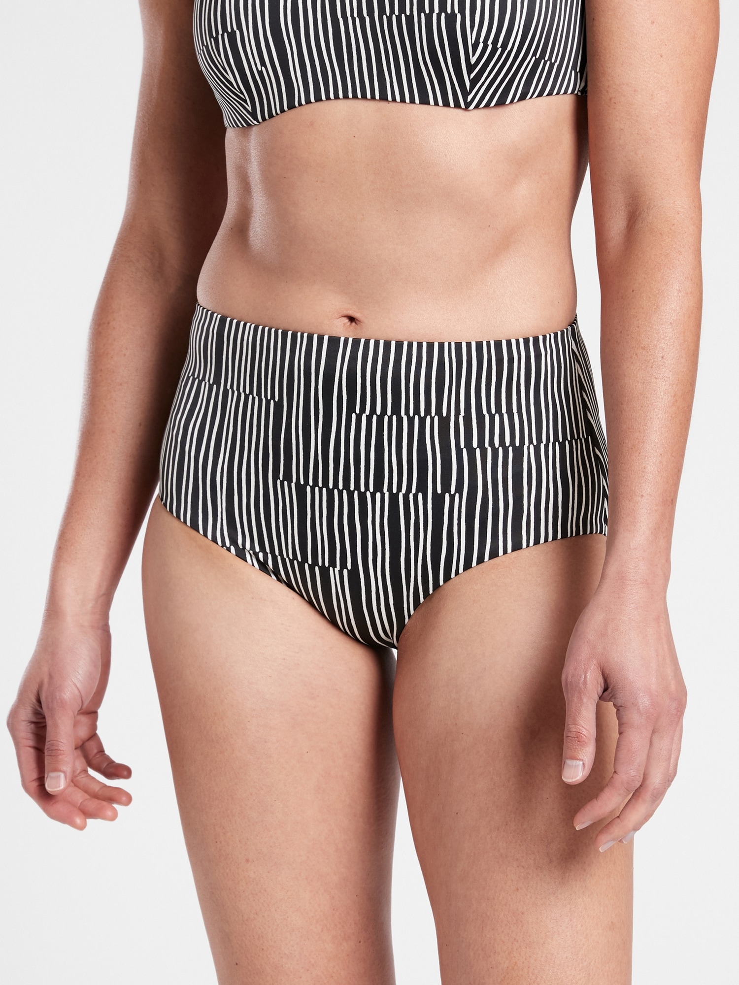 High Waist Printed Bikini Bottom