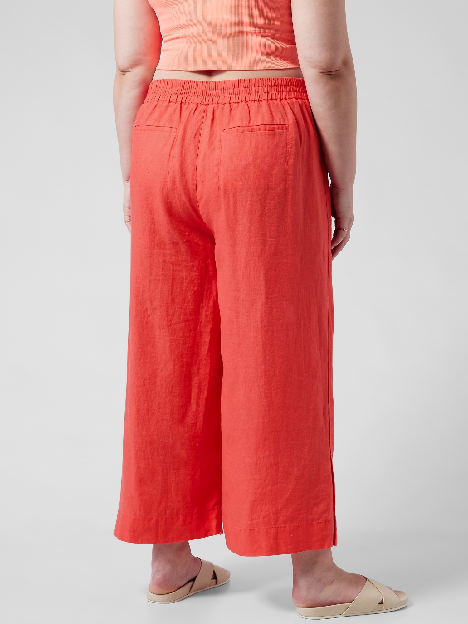 Playa Linen Wide Crop
