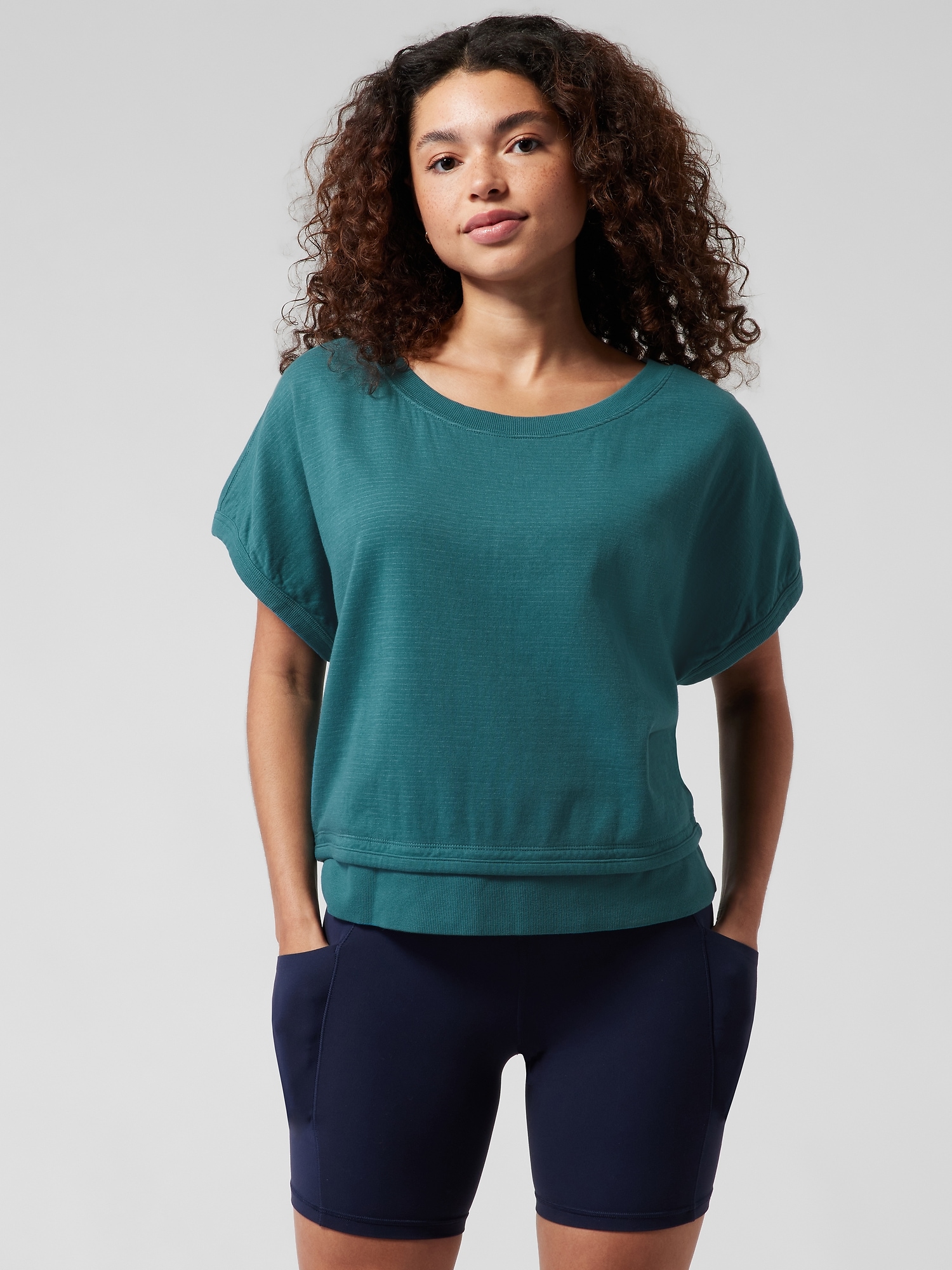 Sundown Shirred Tee