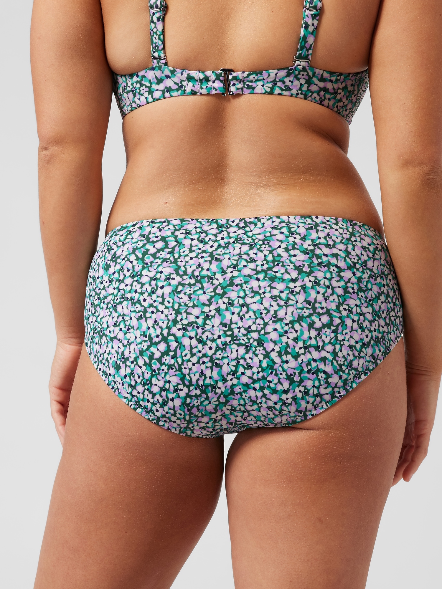 Clean Full Printed Bikini Bottom